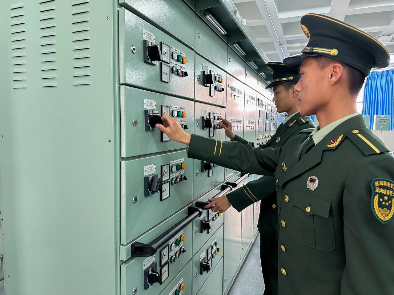 威海职业学院军士风采2