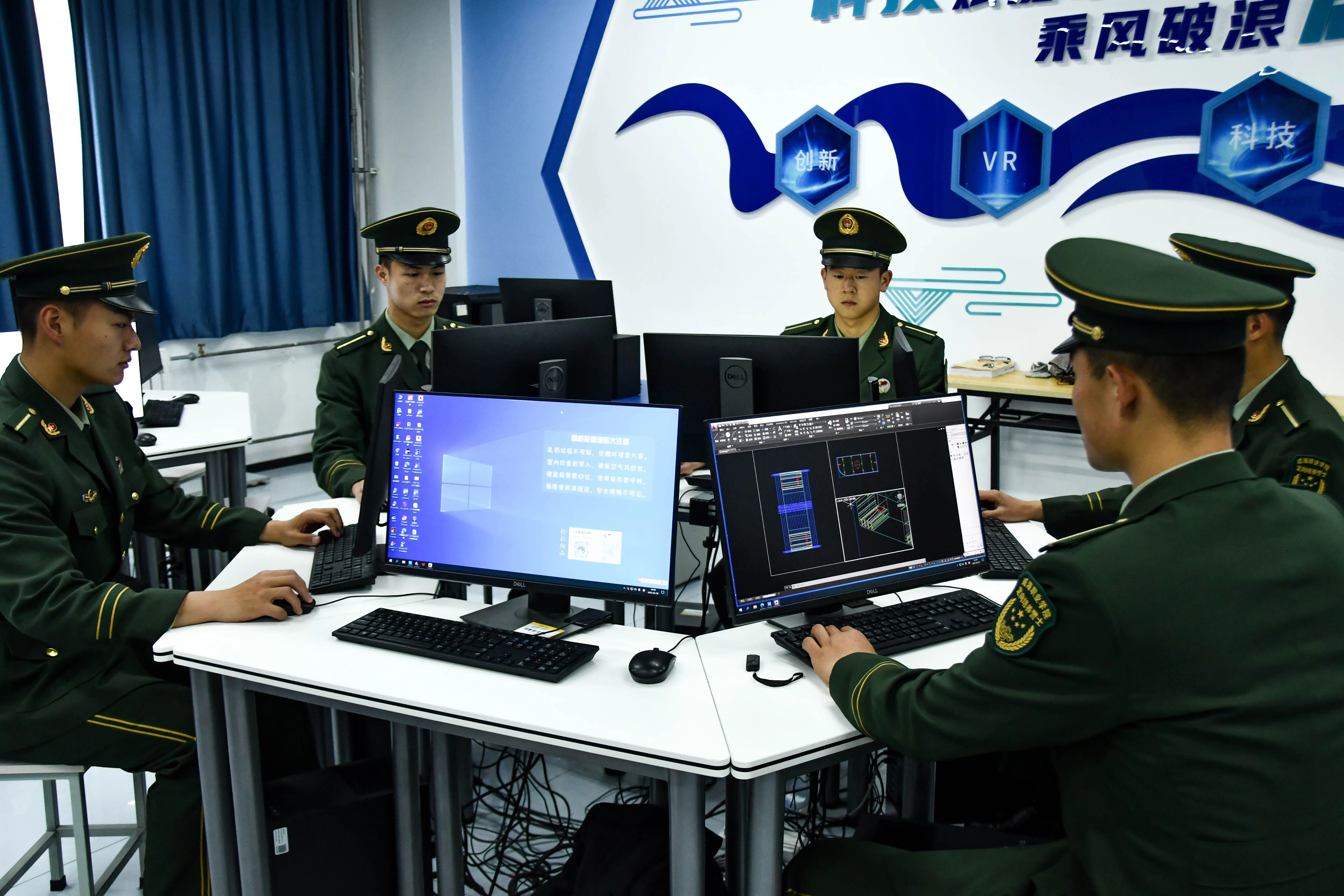 威海职业学院军士风采3